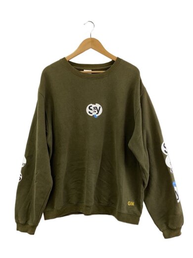 商品画像：00s/スウェット/L/コットン/KHK/ヤケ有/使用感有 1