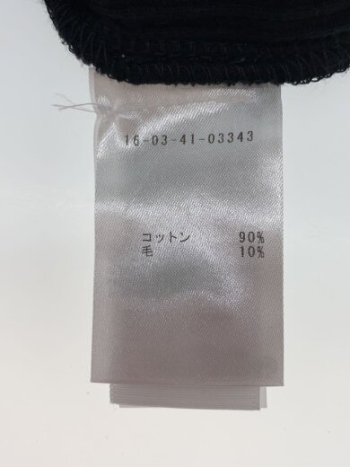 商品画像：24SS/コットンカシミヤリブ Vネックカーディガン/0/コットン/BLK/16-03-41-03343 4