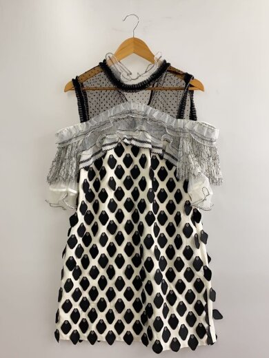 商品画像：オフショル半袖ワンピース/8/ポリエステル/WHT/SP16-010// 1