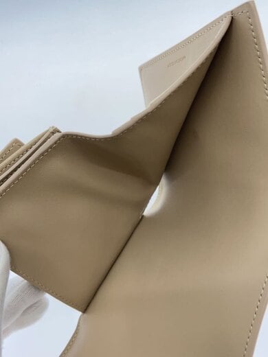 商品画像：スモールフラップウォレット トリオンフ/シャイニーカーフスキン/3つ折り財布/レザー/CRM/レディース 6