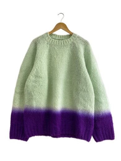 商品画像：24AW/GRADATIONニット/4/ウール/GRN/24-03520M 1