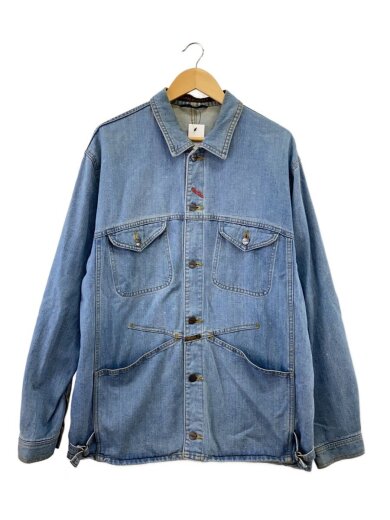 商品画像：使用感有/首元ヨゴレ有/90s-/カバーオール/FREE/デニム/IDG// 1