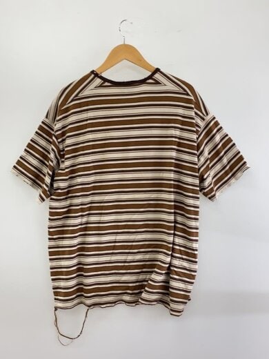 商品画像：24SS/MULTI BORDER T-SHIRT/1/コットン/BRW/ボーダー/ANC-CT51/加工// 2