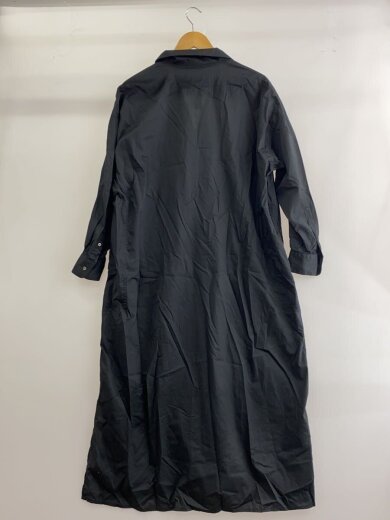 商品画像：25年/ハイカウントツイルシャツワンピース/長袖ワンピース/--/コットン/BLK// 2