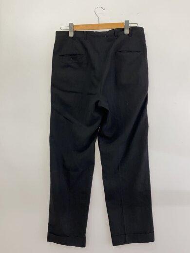 商品画像：60s/サマーウールスラックスパンツ/ピンストライプ/スレキ破れ有/ウール/BLK/ストライプ// 2