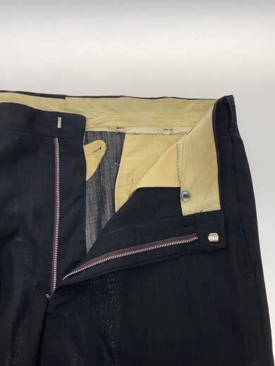 商品画像：60s/サマーウールスラックスパンツ/ピンストライプ/スレキ破れ有/ウール/BLK/ストライプ// 3