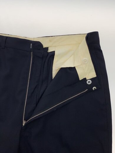 商品画像：60s/ノータックスラックスパンツ/サスペンダーボタン付/アルミTALONzip/ウール/NVY// 3