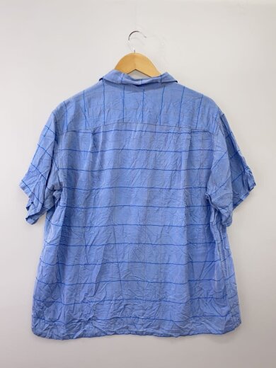 商品画像：50-60s/開襟/オープンカラーシャツ/ヨゴレ有/半袖シャツ/L/BLU 2