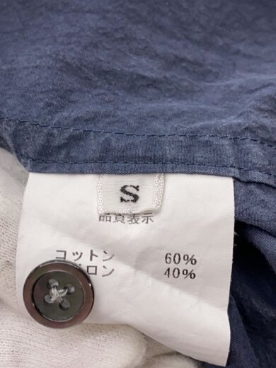 商品画像：COTTON NYLON WIDE SHIRT/長袖シャツ/S/コットン/NVY 4