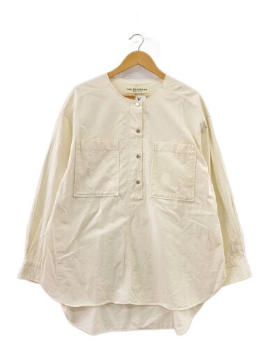 商品画像：26SS/COLLARLESS WORK SHIRT/FREE/コットン/WHT/26SMSBL08 1