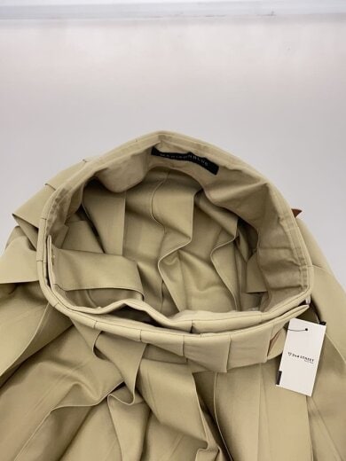 商品画像：PLEATED WRAP SKIRT CHINO/スカート/XS/コットン/BEG/無地/MB231-6001 3