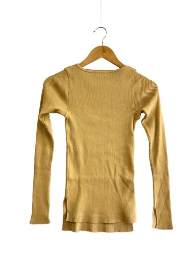 商品画像：23AW/RIB BOAT NECK L/S TEE/1/コットン/BEG/無地/A23AB01RH// 1