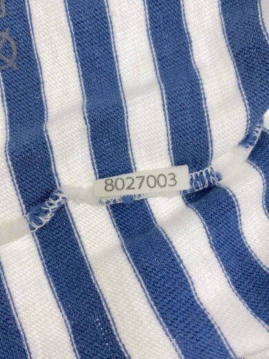 商品画像：バスクシャツ/長袖Tシャツ/4/コットン/BLU/ボーダー/8027003// 4