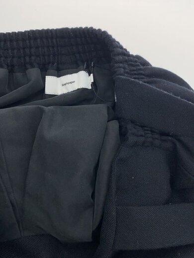 画像：Graphpaperオーバーオール/--/ウール/BLK/GPWR16-OP023