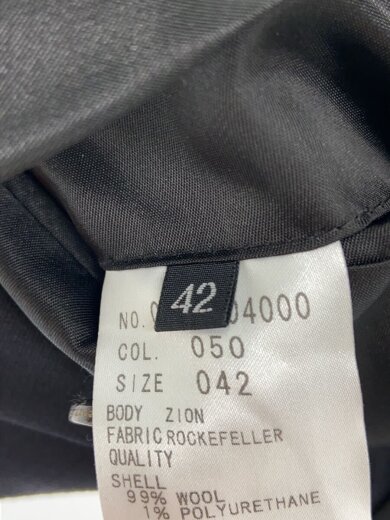 商品画像：セットアップ/42/ウール/BLK/無地/02-8404000// 4