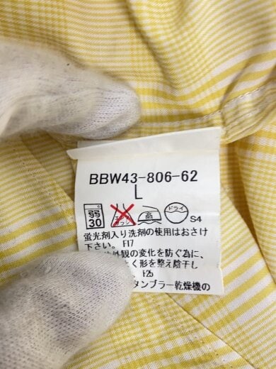 商品画像：半袖シャツ/L/コットン/YLW 4