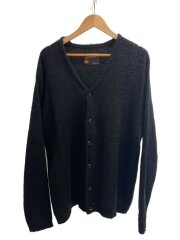 カーディガン(厚手)/--/アクリル/BLK/シャギーカーディガン