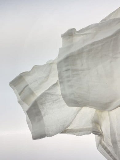 商品画像：半袖シャツ/M/リネン/WHT/無地/710555753003 5