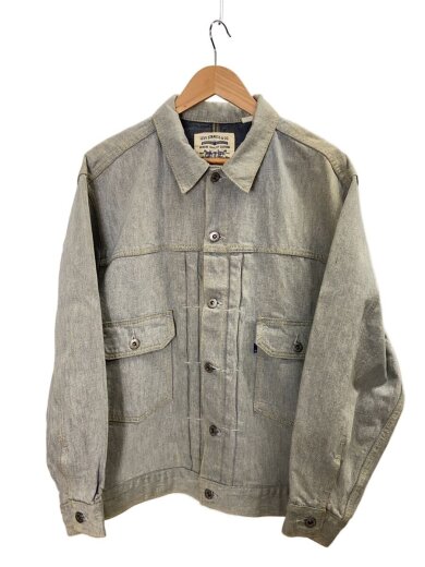 商品画像：Gジャン/M/デニム/IDG/無地/pc9-a2112-0005/胸元シミ有 1