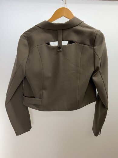 商品画像：テーラードジャケット/2/ポリエステル/GRY/無地/141153005 2