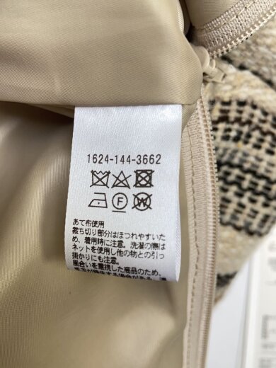 商品画像：ロングスカート/M/アクリル/BEG/ストライプ/1624-144-3662-350 5