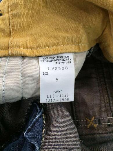 画像：LeeWorks of DeNIM/ワークスオブデニム/LM2528/ストレートパンツ/S/デニム/インディゴ/4