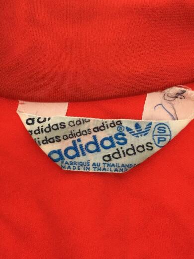 画像：adidasジャージ/S/ナイロン/RED/レッド/アディダス/トラックジャケット/セカスト/メンズ/中古3