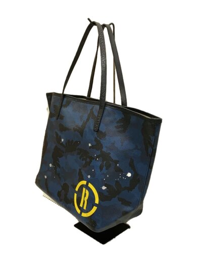 画像：JUN HASHIMOTOトートバッグ/PVC/NVY/カモフラ2