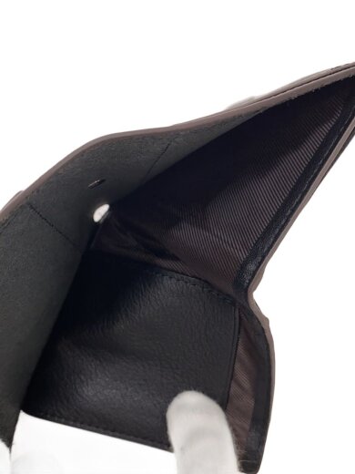 商品画像：3つ折り財布/レザー/BLK/メンズ 6