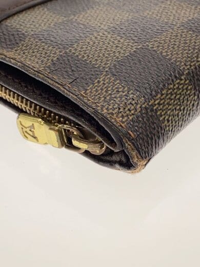 商品画像：コンパクト・ジップ_ダミエ・エベヌ/PVC/BRW/レディース 7