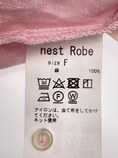 商品画像：半袖ブラウス/FREE/リネン/PNK/01222-1059 4