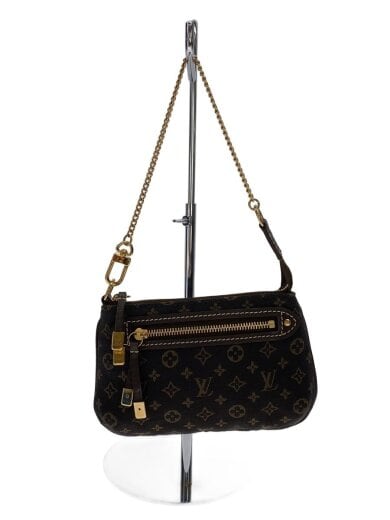 商品画像：ミニ・ポシェット・アクセソワール_モノグラム・ミニ・ラン/キャンバス/BLK 1