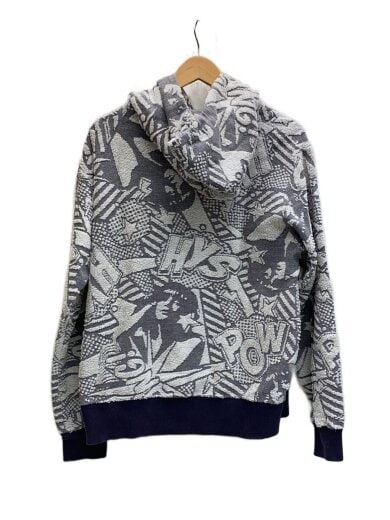 商品画像：パーカー/L/コットン/WHT/総柄/02183CF08 2