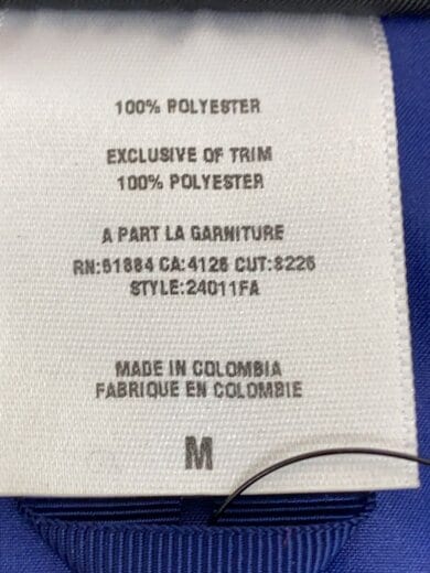 商品画像：ジャケット/M/ポリエステル/BLU/24011FA 5