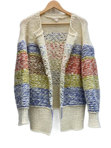 商品画像：カーディガン(厚手)/--/ウール/WHT/KNIT161 1