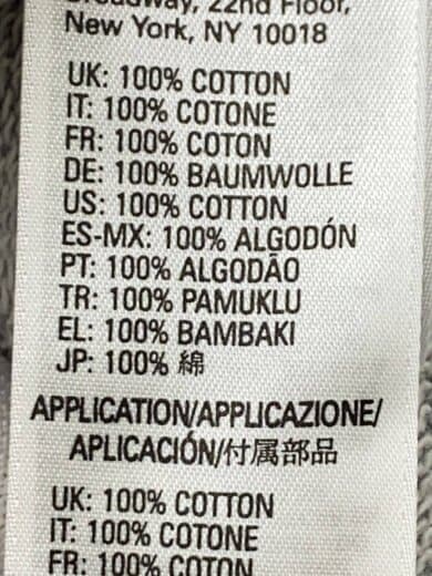 商品画像：スウェット/16/コットン/GRY/00J3ZU 5