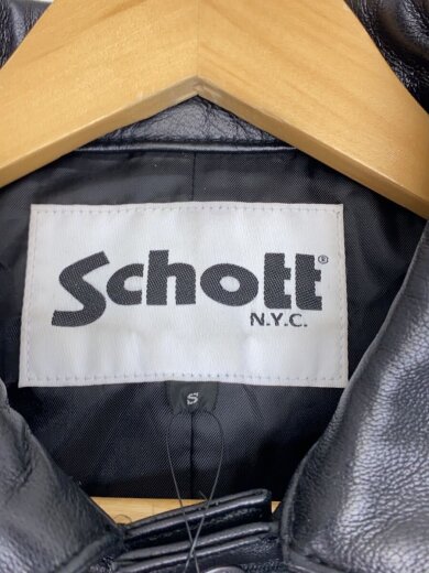 商品画像：レザージャケット・ブルゾン/S/レザー/BLK/無地/3111050 3