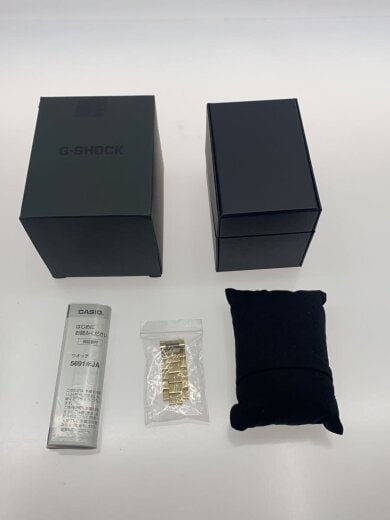 商品画像：ソーラー腕時計_G-SHOCK/アナログ/BLK/GLD 6