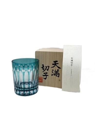 商品画像：グラス/GRN*/ロックグラス24％/王冠/緑// 1