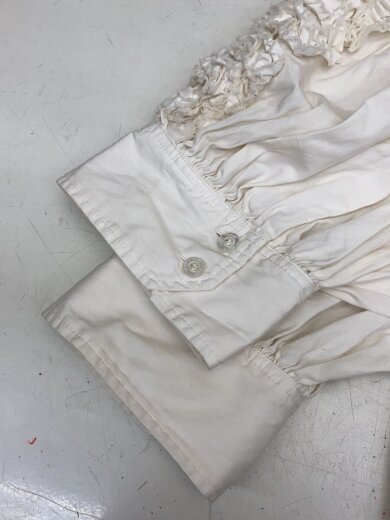 商品画像：半袖ブラウス/38/コットン/WHT/YR21-25058SM-2 5