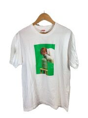 x Mark Leckey/M/コットン/WHT/プリント/フロント汚れ有