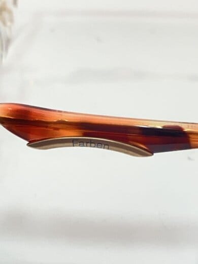 商品画像：Farben/メガネ/ボストン/チタン/GLD/レディース/F7115 4