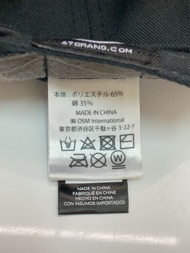 商品画像：キャップ/FREE/ポリエステル/BLK/メンズ 7