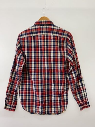 商品画像：長袖シャツ/S/コットン/RED/チェック/浜松チャプト15周年 2