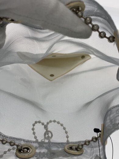 商品画像：ハンドバッグ/ナイロン/WHT// 4