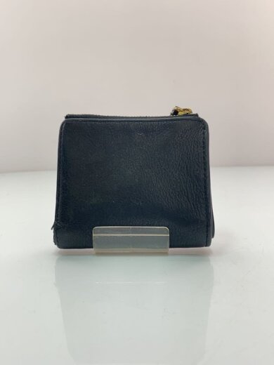 商品画像：2つ折り財布/レザー/BLK/レディース 2