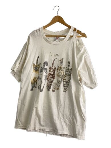 商品画像：printsoftails/Tシャツ/XL/コットン/WHT/90s/シングルステッチ// 1