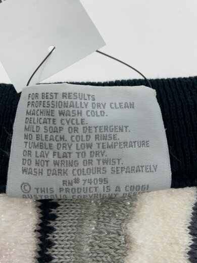 商品画像：ニット・セーター(厚手)/M/コットン/WHT/総柄/74095// 4