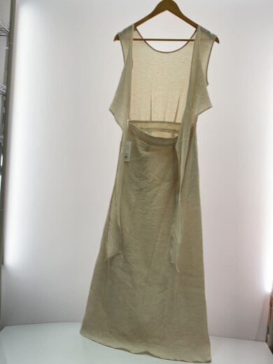 商品画像：ノースリーブワンピース/S/コットン/BEG/無地/112140323201-01 2