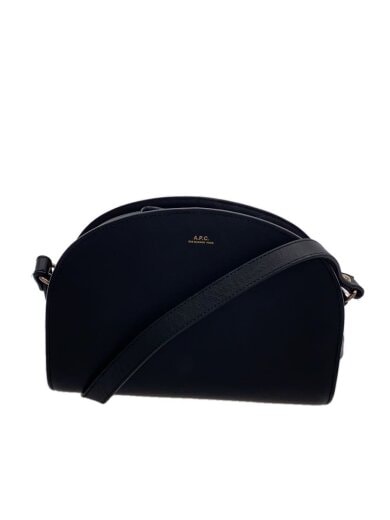 商品画像：ショルダーバッグ/レザー/BLK/ハーフムーン// 1